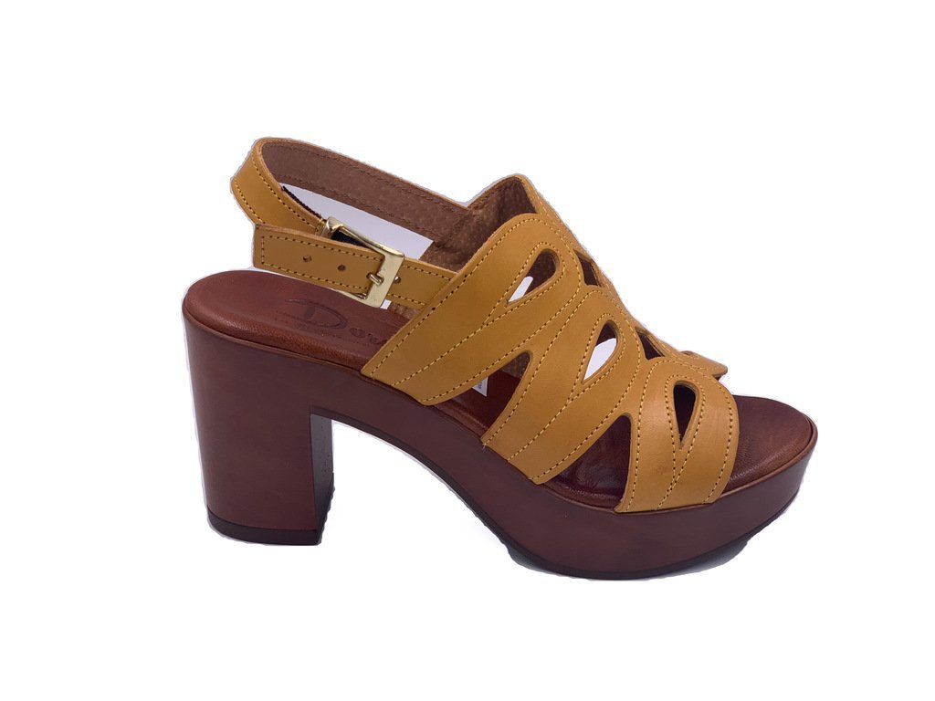 D'Ordia T Strap in pelle